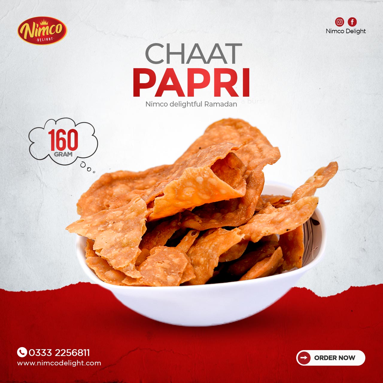 Chaat Papri (160 grams)