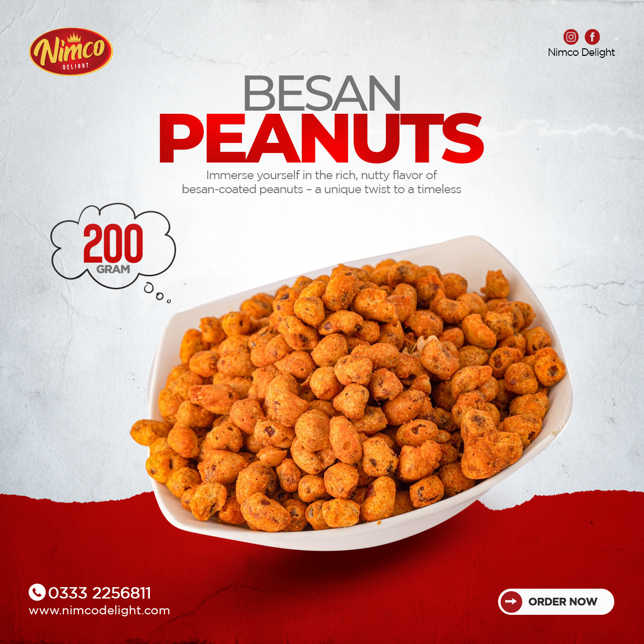 Besan Peanuts (200 grams)