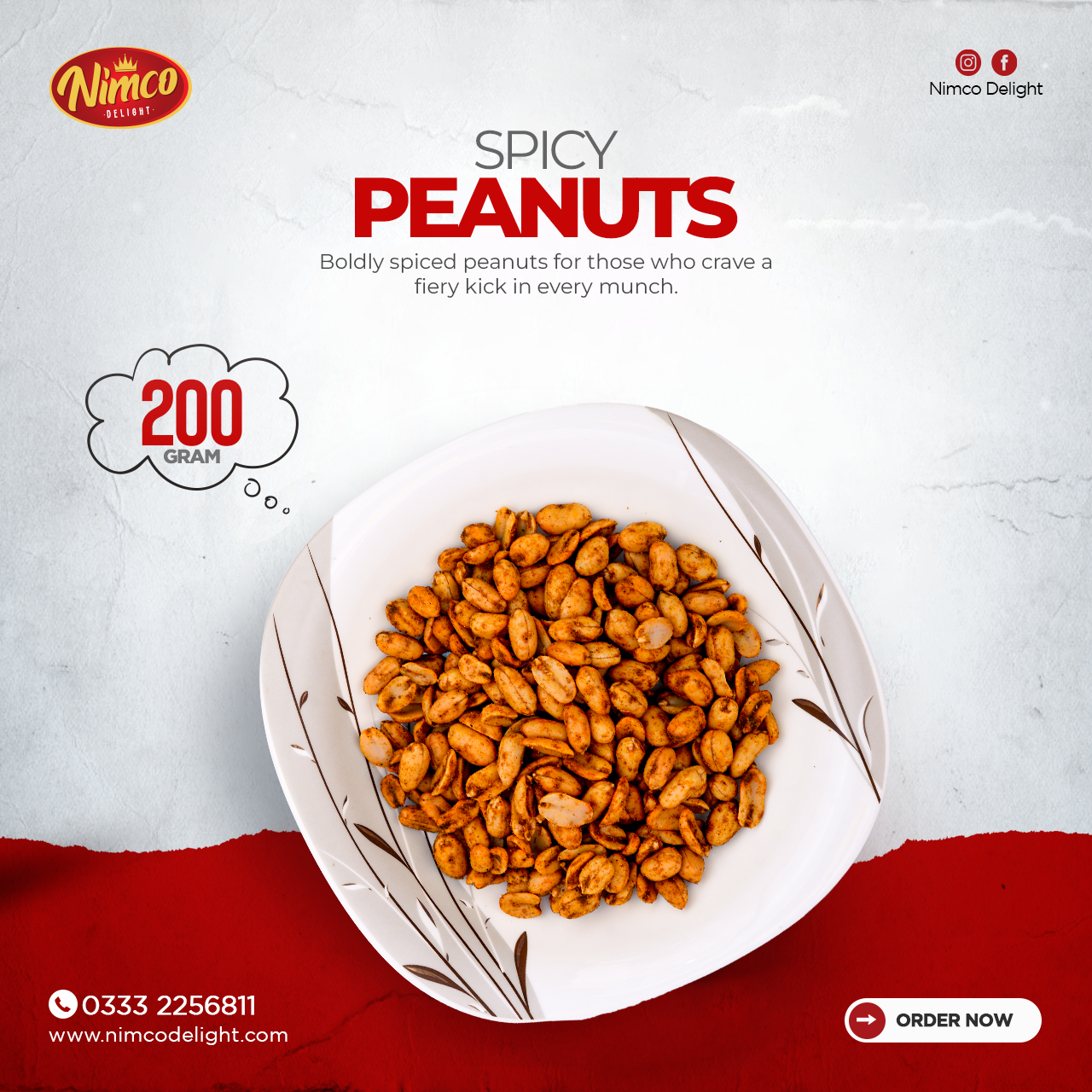 Spicy Peanuts (200 gm)